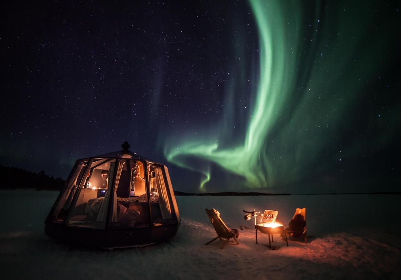 רובניימי Vikajaervi Lake View Experience Igloos מראה חיצוני תמונה