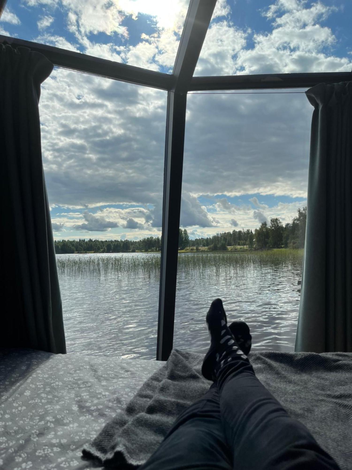 רובניימי Vikajaervi Lake View Experience Igloos מראה חיצוני תמונה